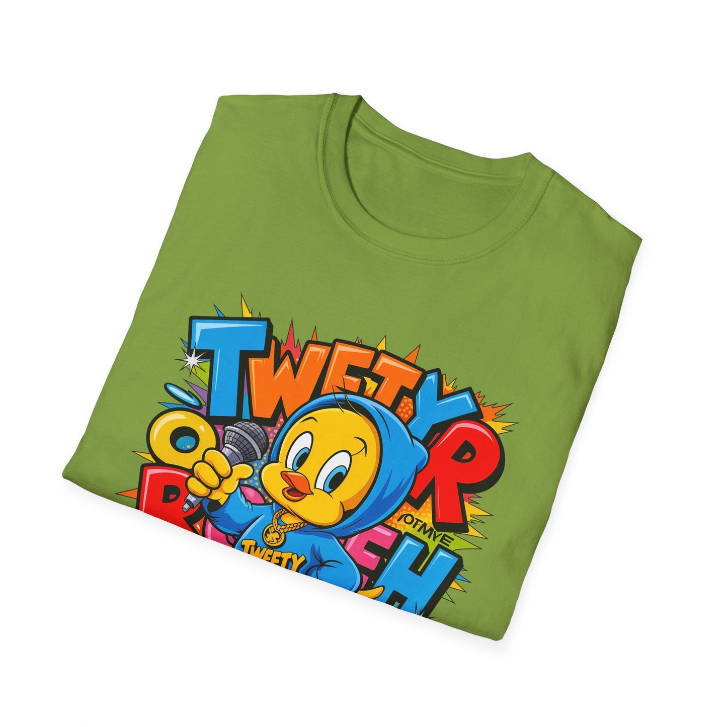 Cartoon T Shirt With Animation Funny Animals Tee Unisex Gildan Softstyle 64000 Pro