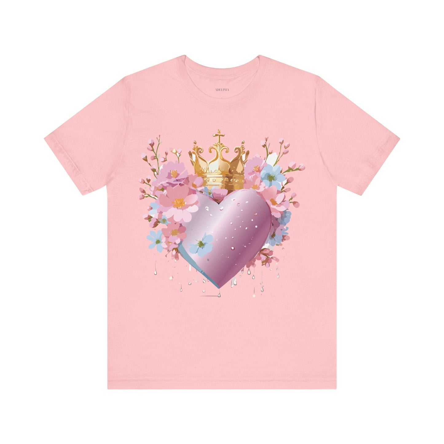 Valentine Graphic Tee Unisex Jersey Short Sleeve By Adelpha Vintage Inspired Artwork