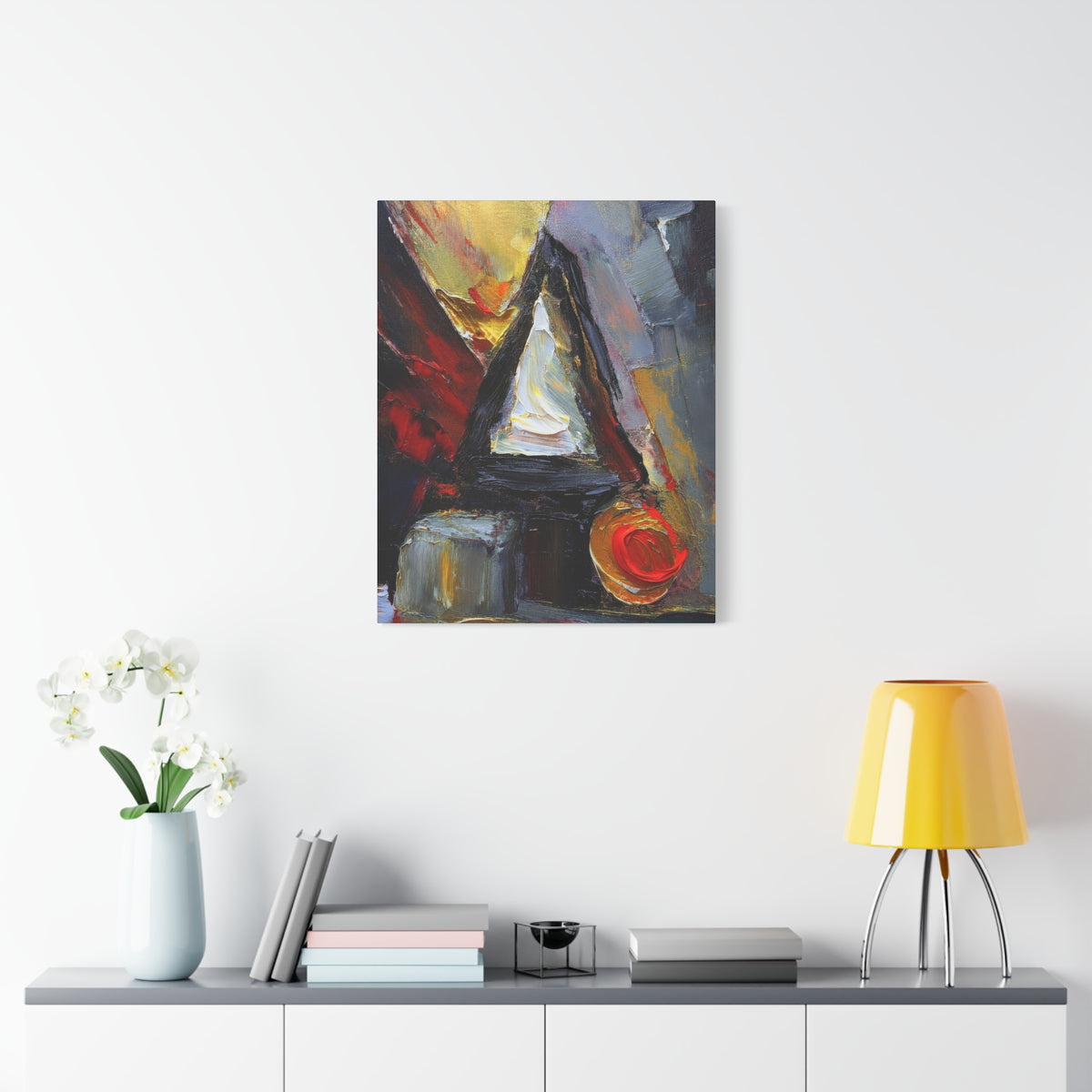Abstract Oil Painting Print Canvas 20x24,20x30,24x30 24x32,24x36,30x40 32x48,36x48,40x60 Pine-Wood Inner Frame ABS-75