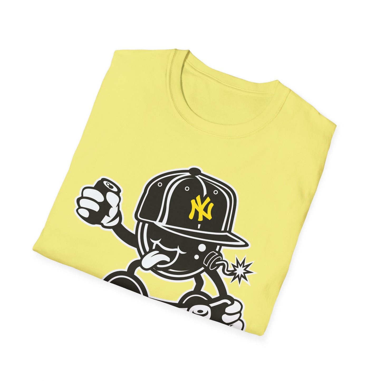 Cartoon T Shirt Animation Tee Funny Unisex Gildan Softstyle 64000 Cotton Breathable Lightweight Tee