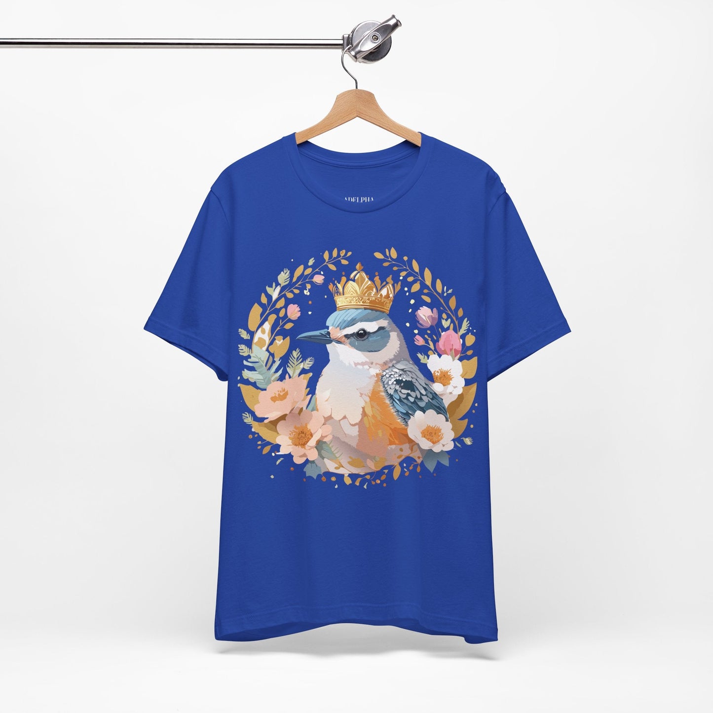 Adelpha Medallion Graphic Tee Unisex Short Sleeve Vintage Inspired Art Design Apparel