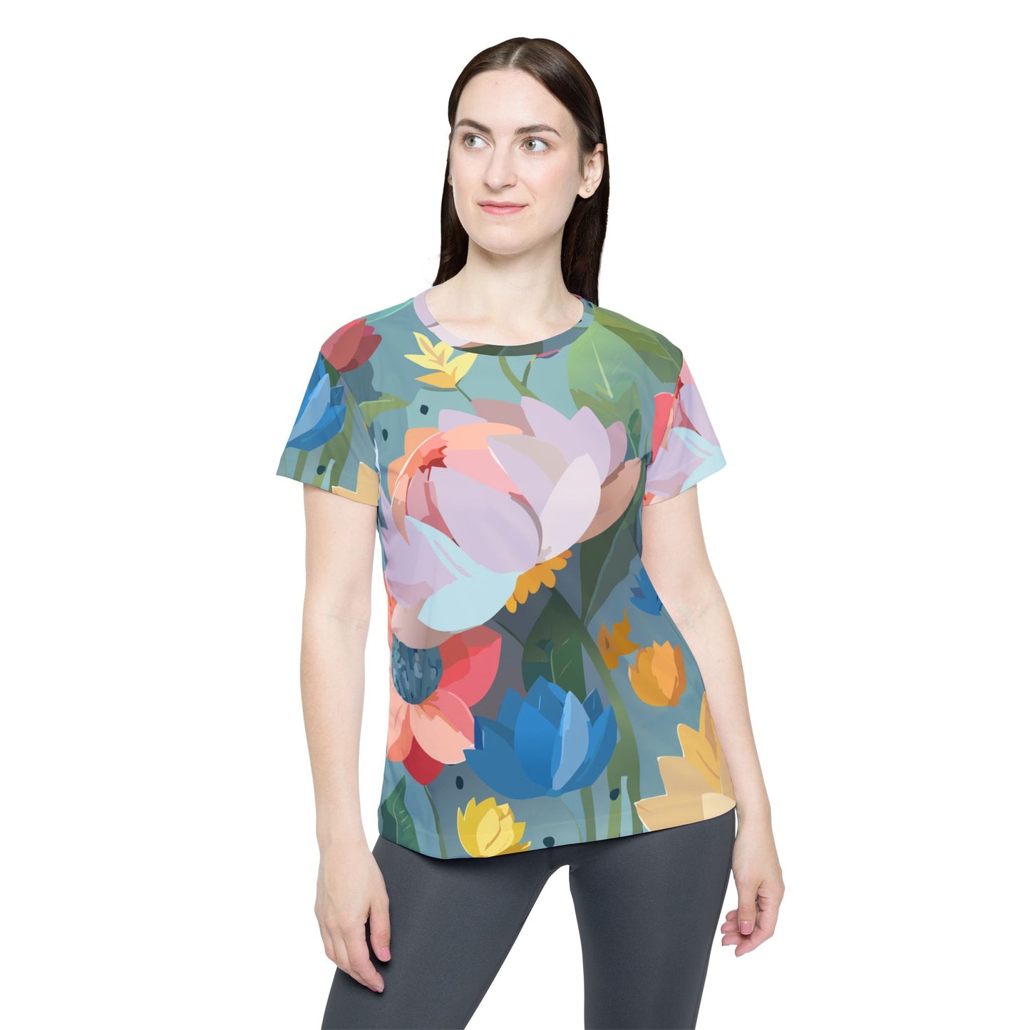 Floral Print Shirt, Shirt with Flowers