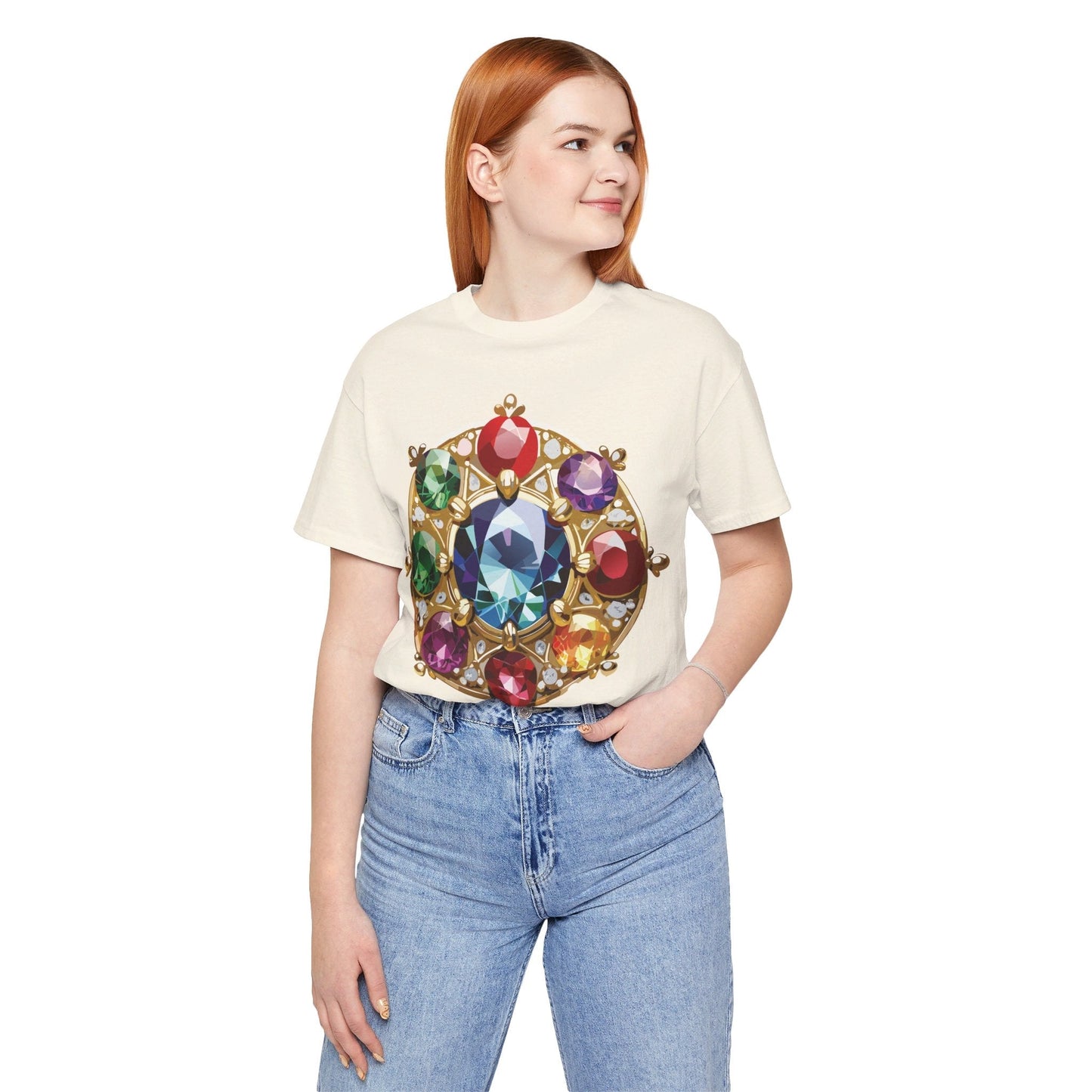Jewelry Graphic Unisex 100 Cotton Vintage Treasure Art T-Shirt 40