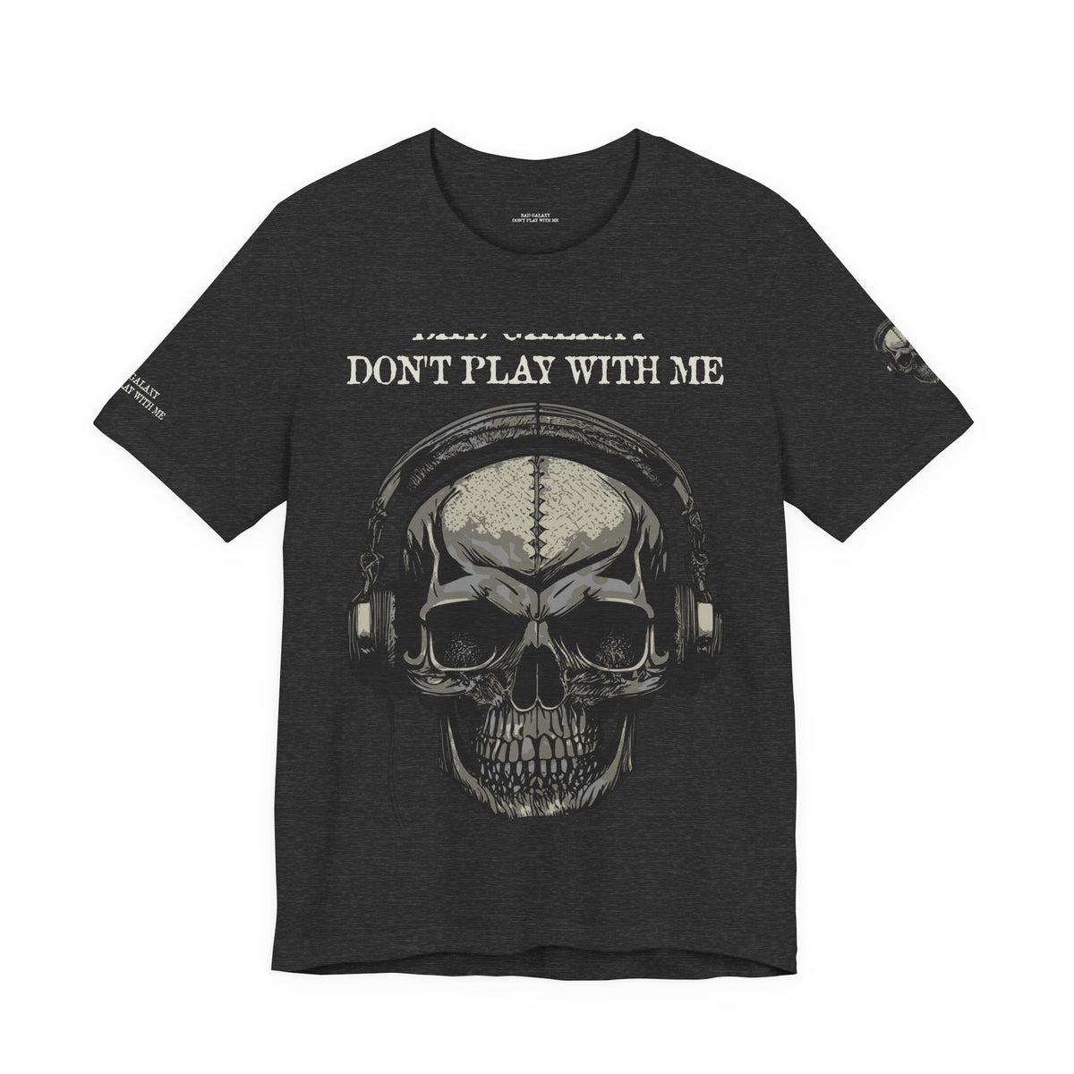 Skull Rock Graphic Unisex Cotton Bella+Canvas Tee with Art Design b46