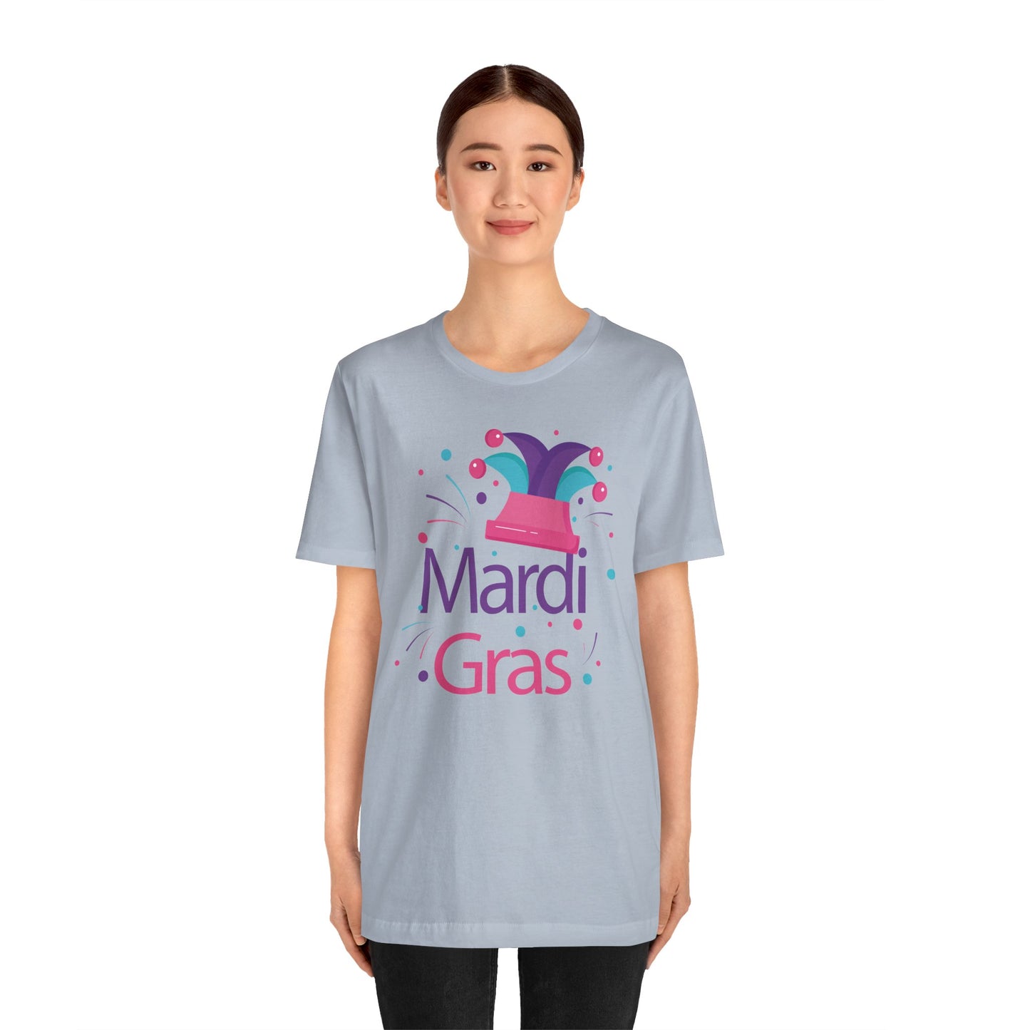 Tee-shirt en coton unisexe pour Mardi Gras