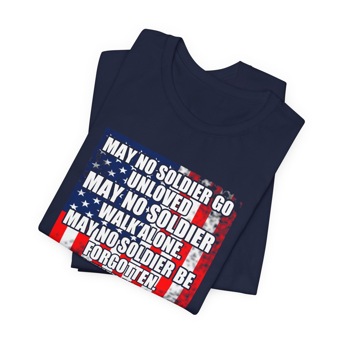 Army Veteran Patriotic Graphic Design Unisex Cotton T-Shirt v49