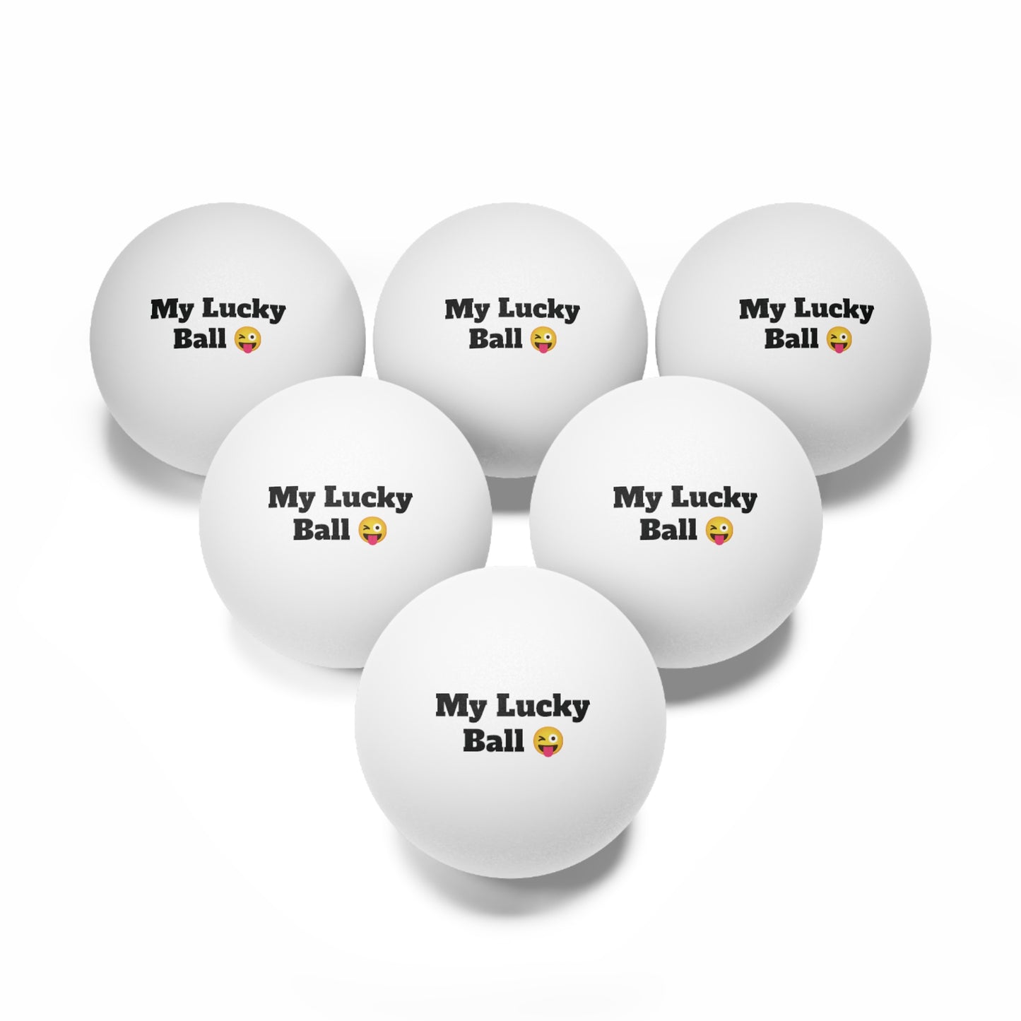 Ping Pong Balls 6 pcs