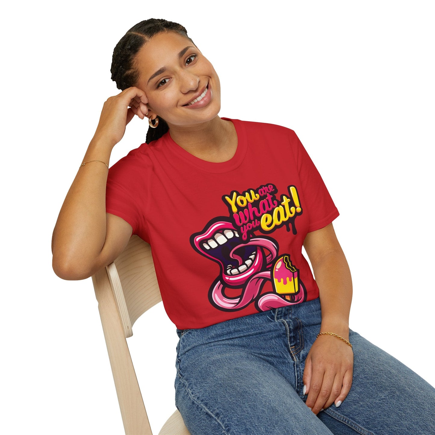 Cartoon T Shirt Animation T Shirt Funny Tee Shirt Unisex Softstyle Cotton Tee Premium