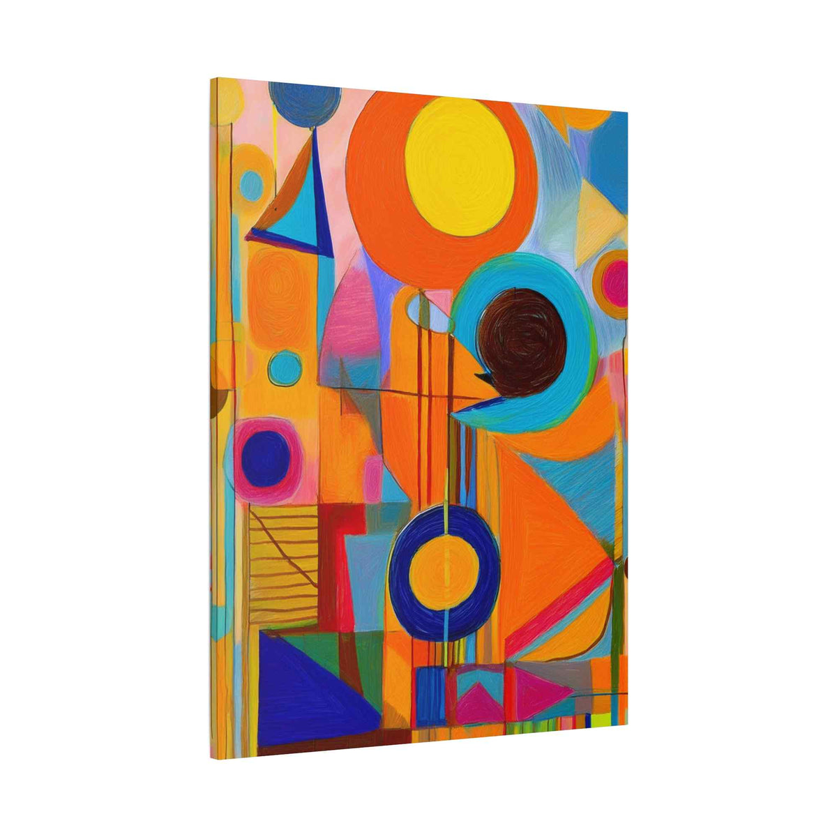 Abstract Painting Print Canvas 20x24,20x30,24x30, 24x32,24x36,30x40, 32x48,36x48,40x60 Pine-Wood Inner Frame ABS-12