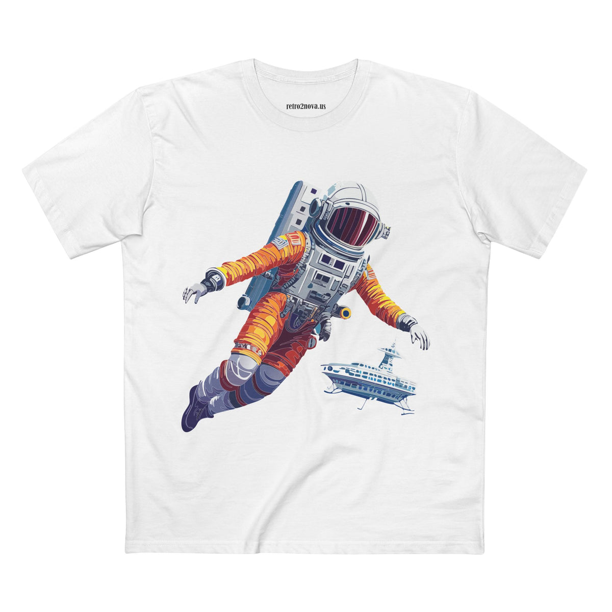 Cosmos Astronaut Graphic Tee Staple Unisex 100 Cotton Tee Shirt - CS-21