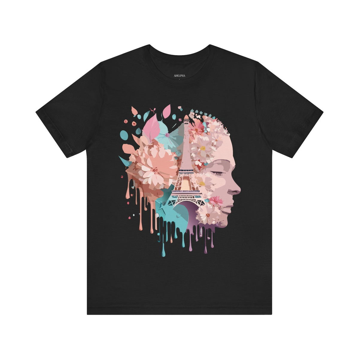 Unisex Cotton Bella+Canvas Tee with Paris