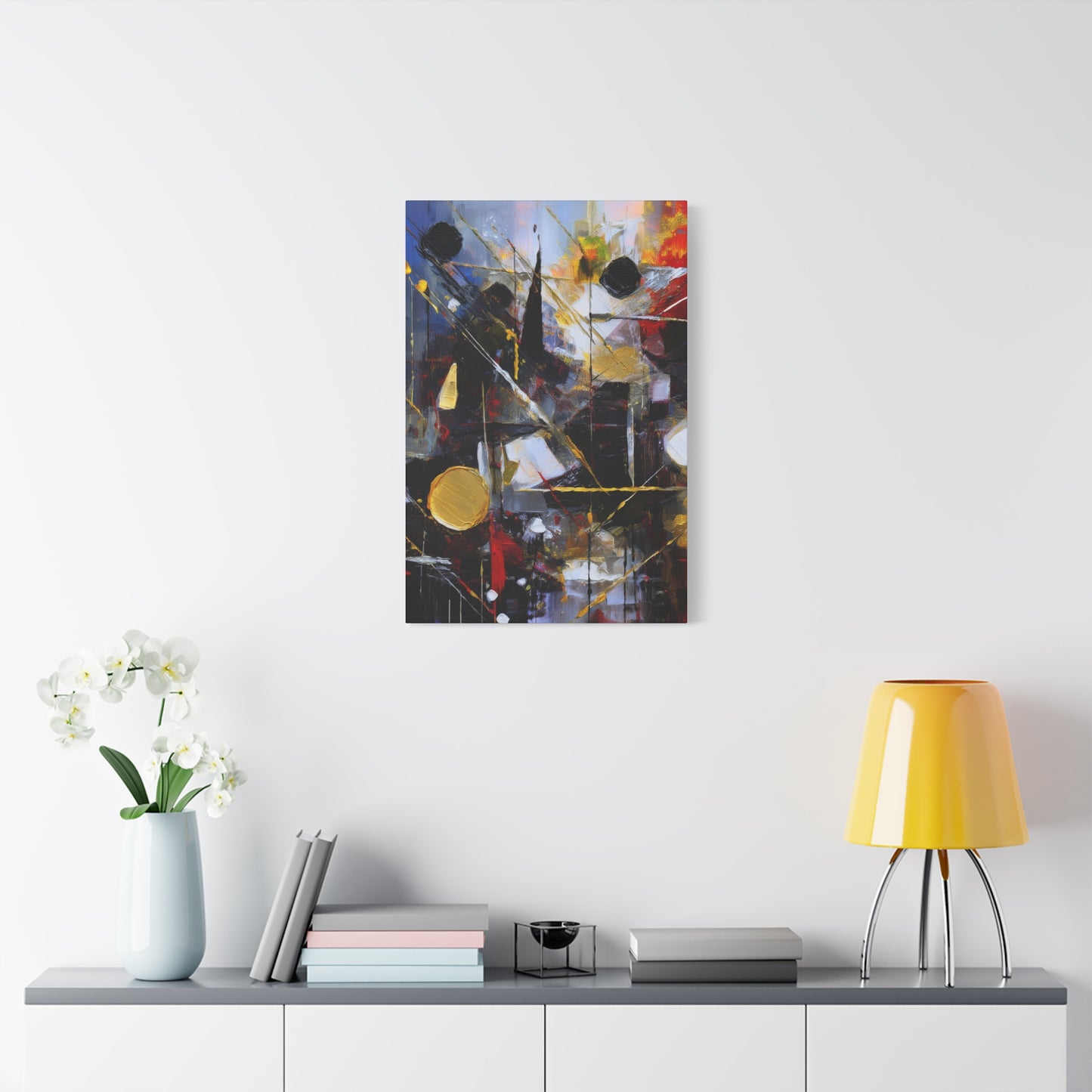 Abstract Oil Painting Print Canvas 20x24,20x30,24x30 24x32,24x36,30x40 32x48,36x48,40x60 Pine-Wood Inner Frame ABS-195