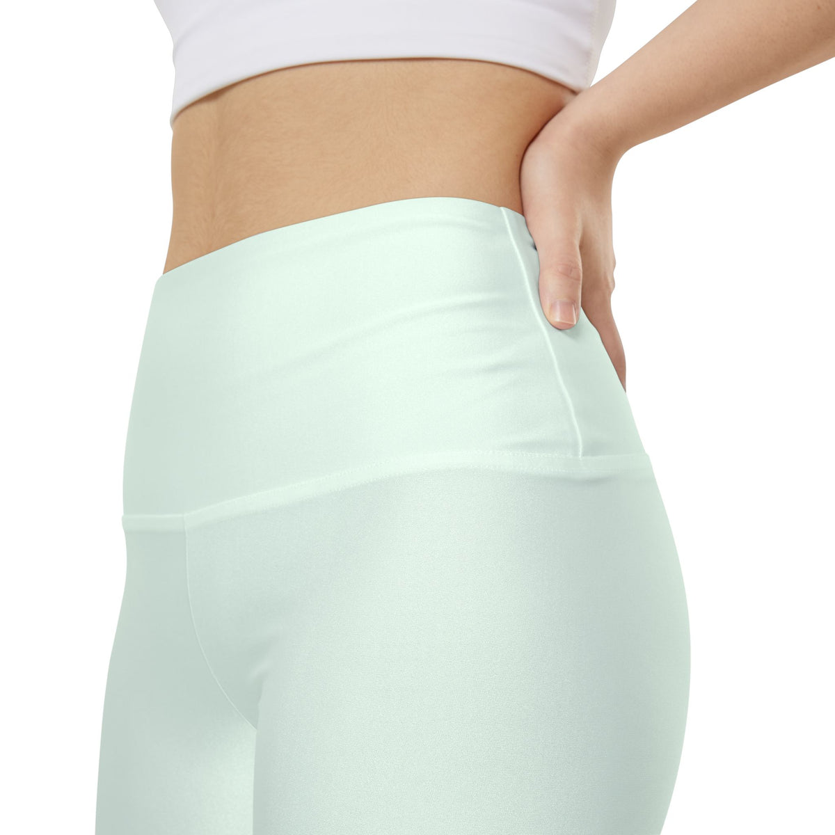 Honeydew Light Mint High-Waist Workout Shorts — Women's Biker Shorts for Yoga & Gym