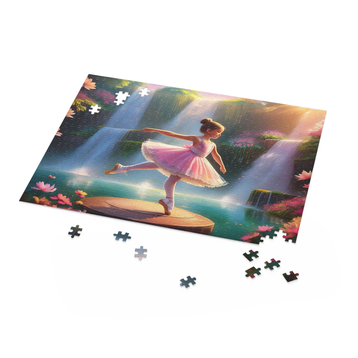 Ballerina Puzzle 500-Chipboard Pieces in Box | Kids Puzzles Size: 16" x 20",  Ages 9+ and Family pn15