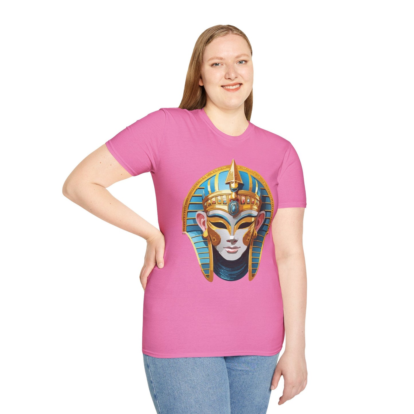 Mask Graphic Unisex Cotton Masquerade Design Artwork Tee 16