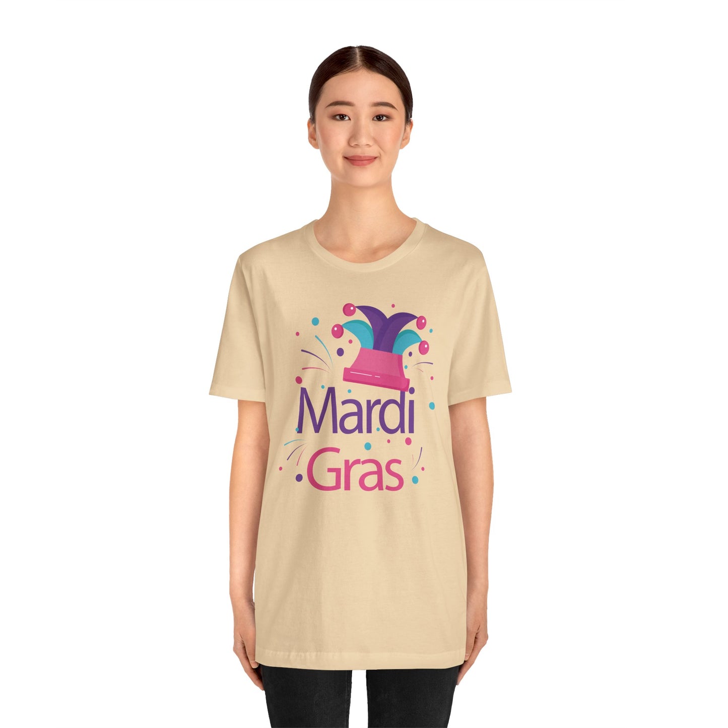 Tee-shirt en coton unisexe pour Mardi Gras