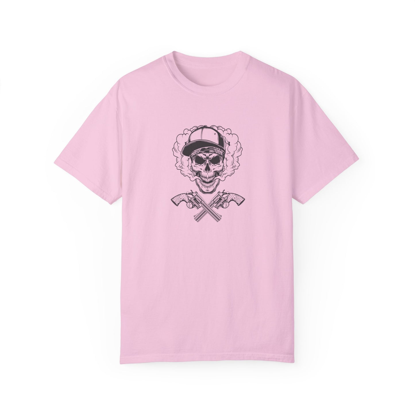 Unisex Cotton Tee Shirt with Skull