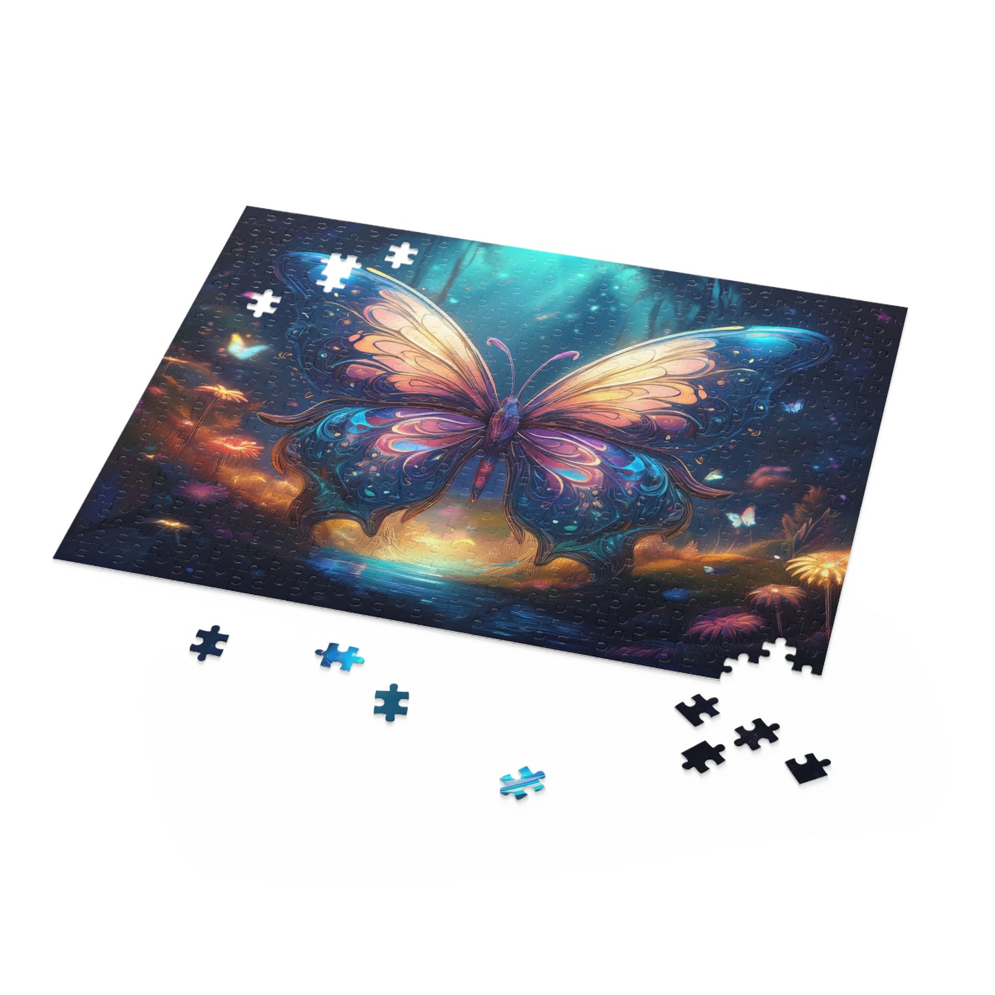 Butterfly Puzzle 500-Chipboard Pieces in Box | Kids Puzzles Size: 16" x 20",  Ages 9+ and Family pn2