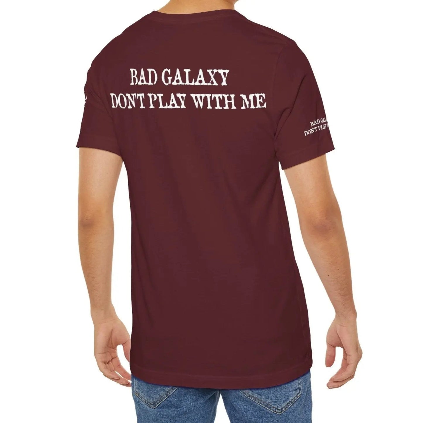 MAD Max T Shirt From Bad Galaxy Made To Order 100 Percent Cotton With Eco Friendly Inks USA