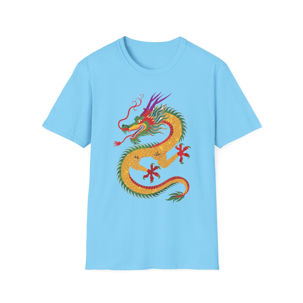 Dragon Graphic Tee Gildan Unisex 100 Cotton Tee Shirt with Animals Design h13