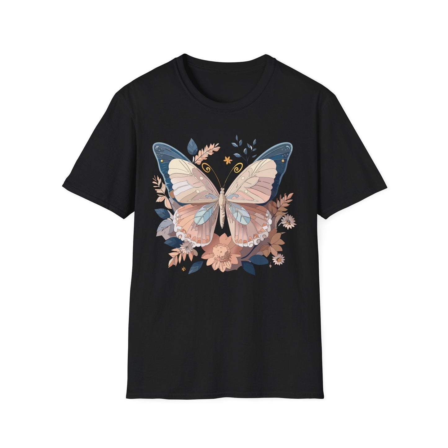 Monarch Butterfly Shirt Unisex Softstyle T Shirt 100 Percent Ring Spun Cotton Gildan 64000