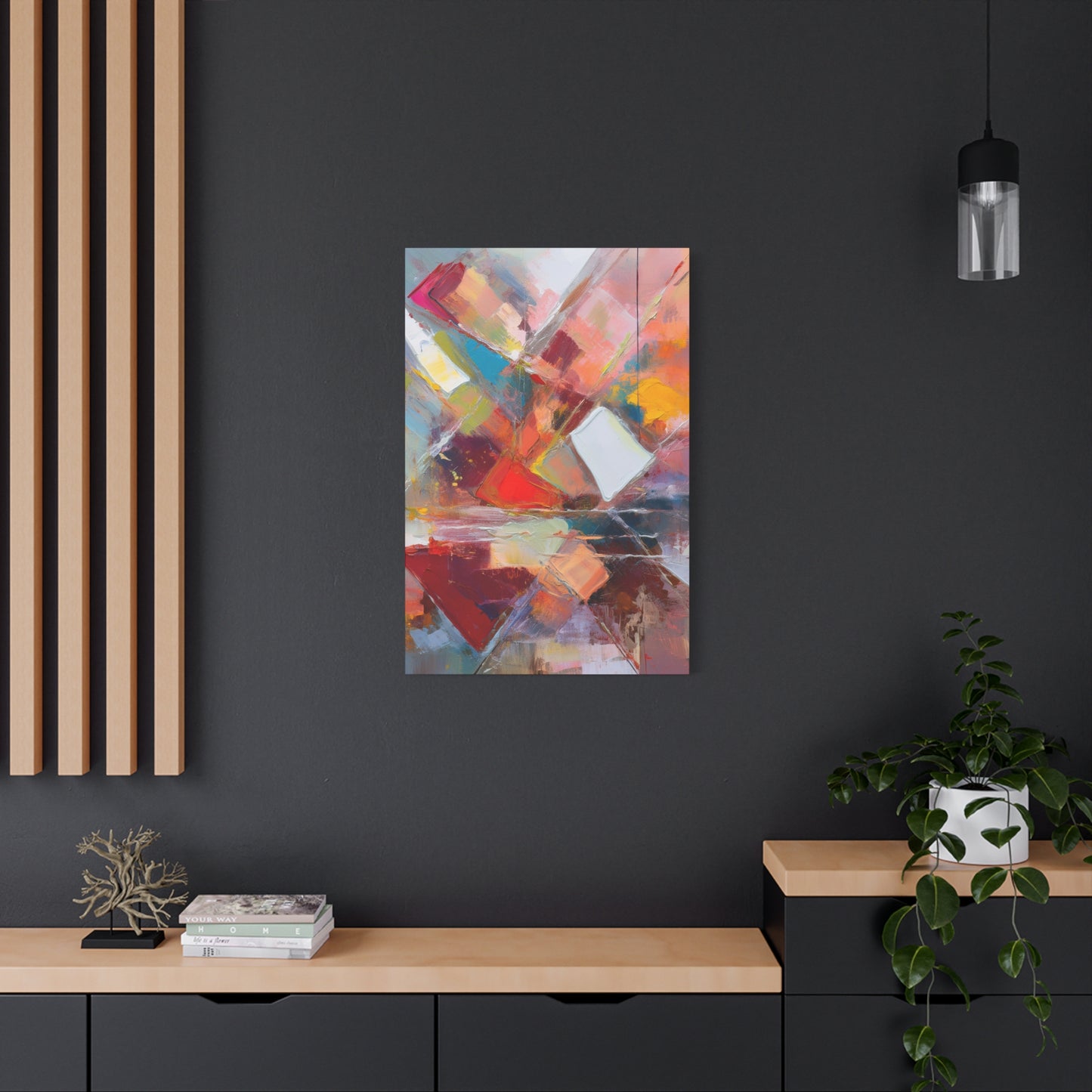 Abstract Oil Painting Print Canvas 20x24,20x30,24x30 24x32,24x36,30x40 32x48,36x48,40x60 Pine-Wood Inner Frame ABS-180