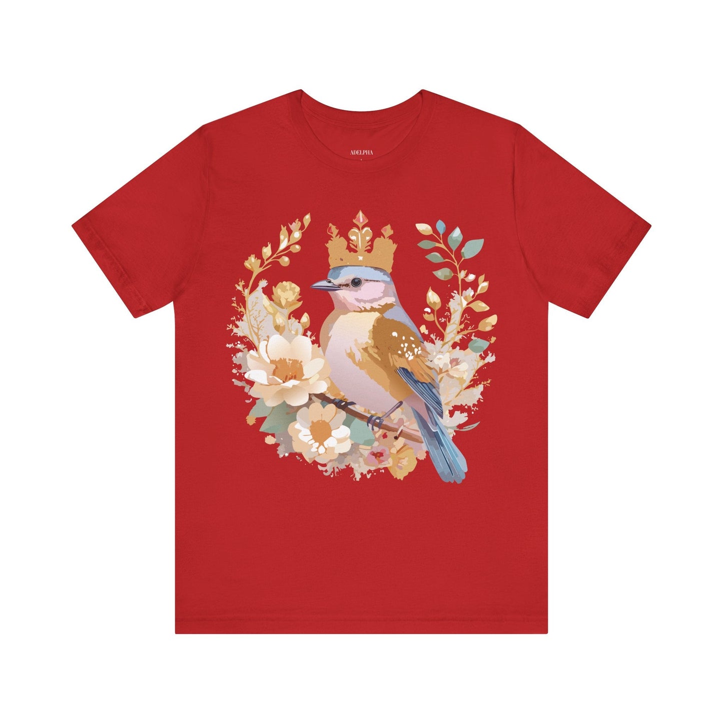 Medallion Graphic Tee Unisex Art Design Adelpha Vintage Inspired Short Sleeve Tee