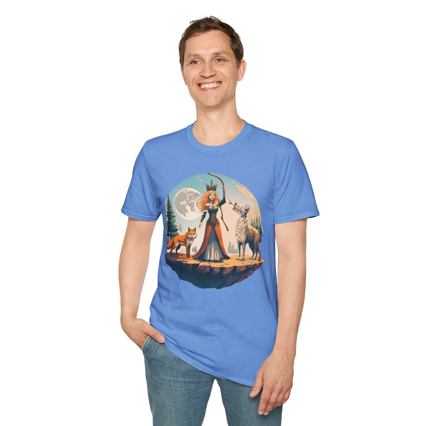 Womens Graphic T Shirts Art Design Shirt Softstyle Gildan 64000 Unisex Tee Ring Spun Cotton