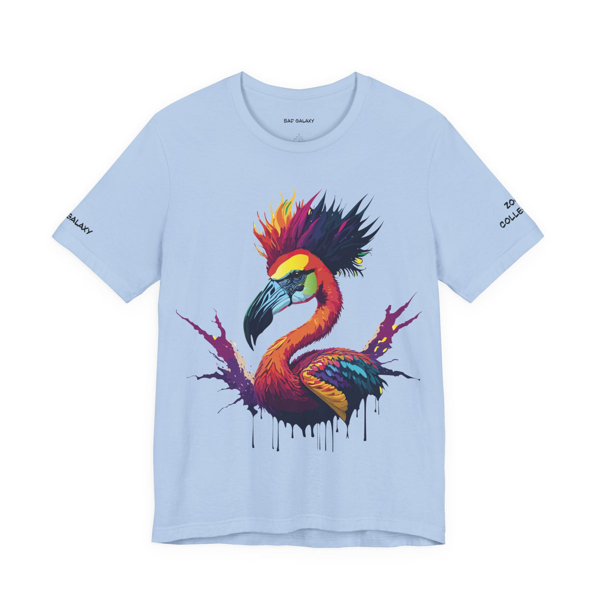 Animal Graphic Unisex Cotton Bella+Canvas Tee with Art Design b1