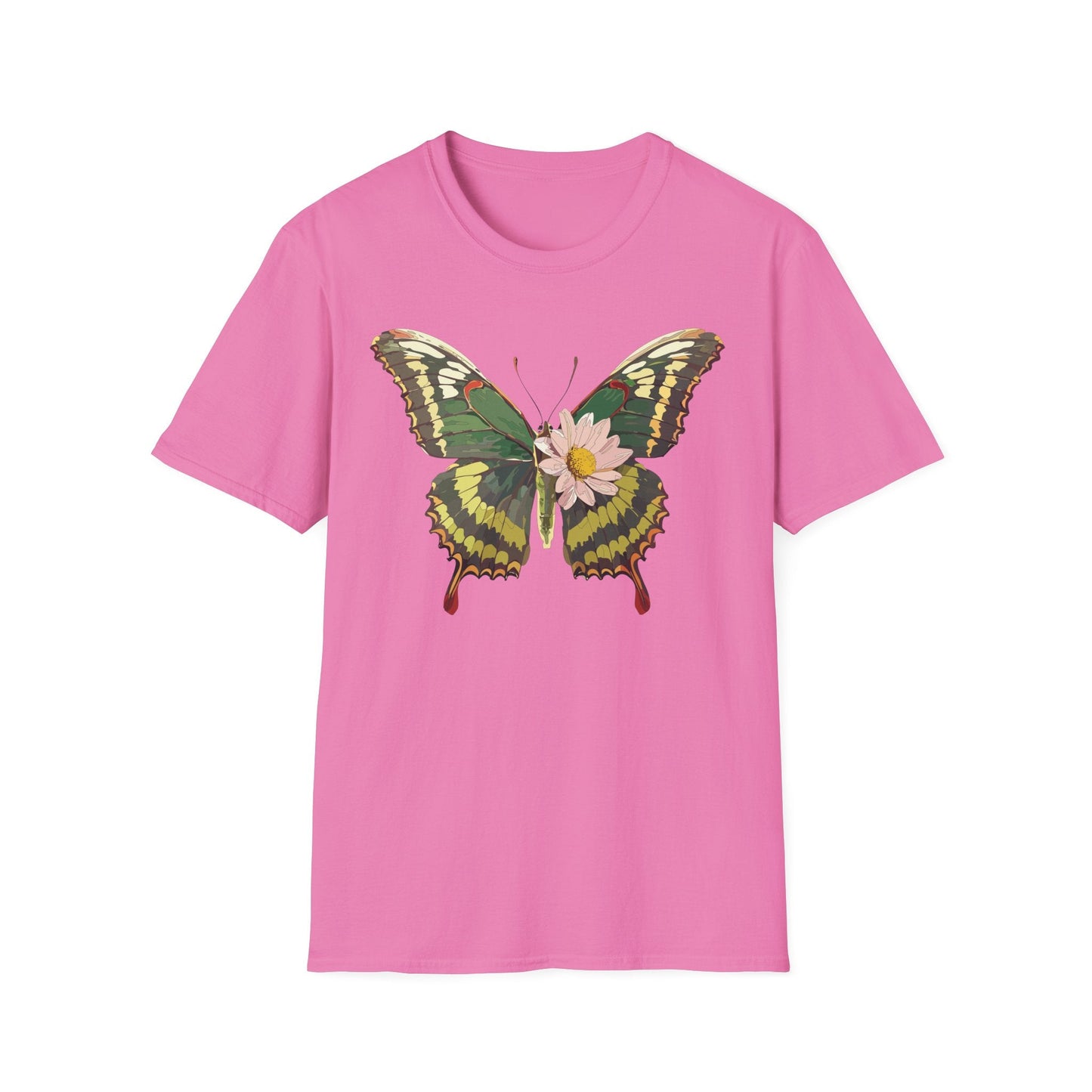 Butterfly Shirt Unisex Monarch Butterfly Tee Gildan Softstyle 64000 100% Ring Spun Cotton