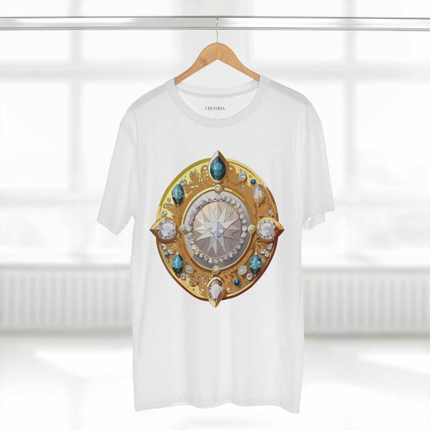 Medallion Graphic T-Shirt Unisex 100 Cotton With Gold Art Design Medal Tee 11