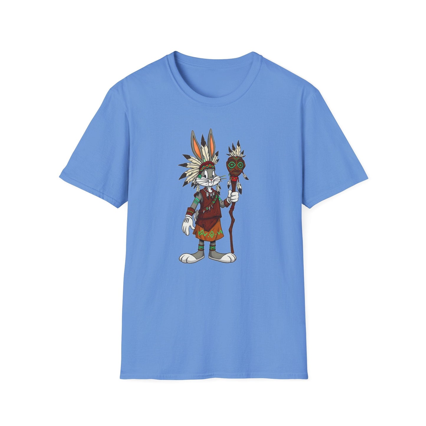 Bugs Bunny T Shirt Unisex Cartoon Character Design Gildan Softstyle 64000 Tee All Sizes