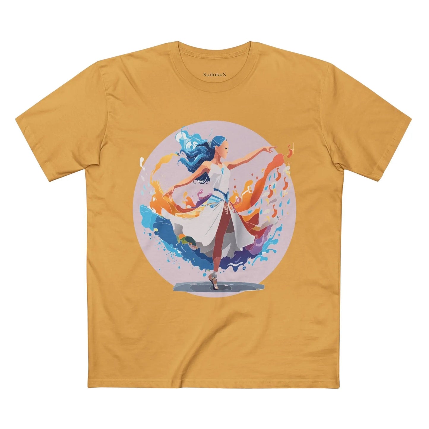 Dancer Graphic Unisex 100 Cotton Staple Tee 11