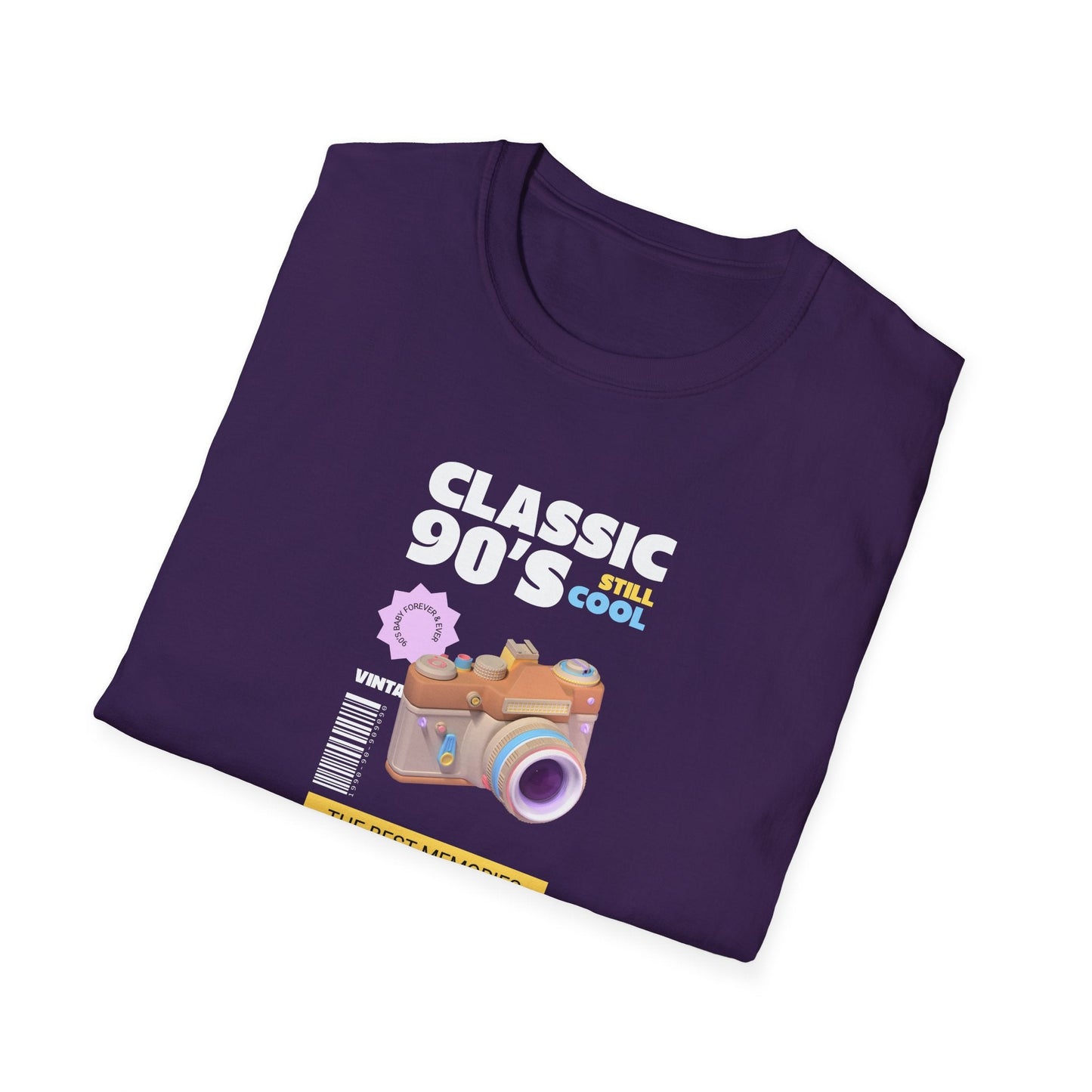 90s Camera T-Shirt Classic 90s Cool Unisex Cotton Retro Photography Tee