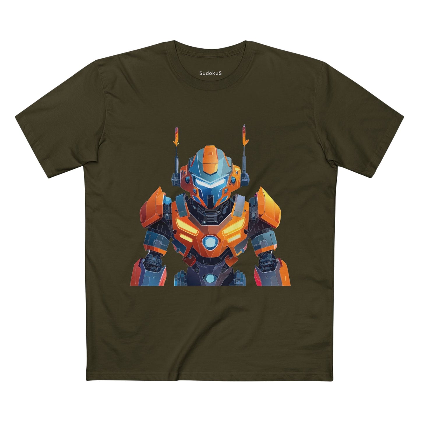 Cyborg Robot Graphic Unisex 100 Cotton Staple Tee 3