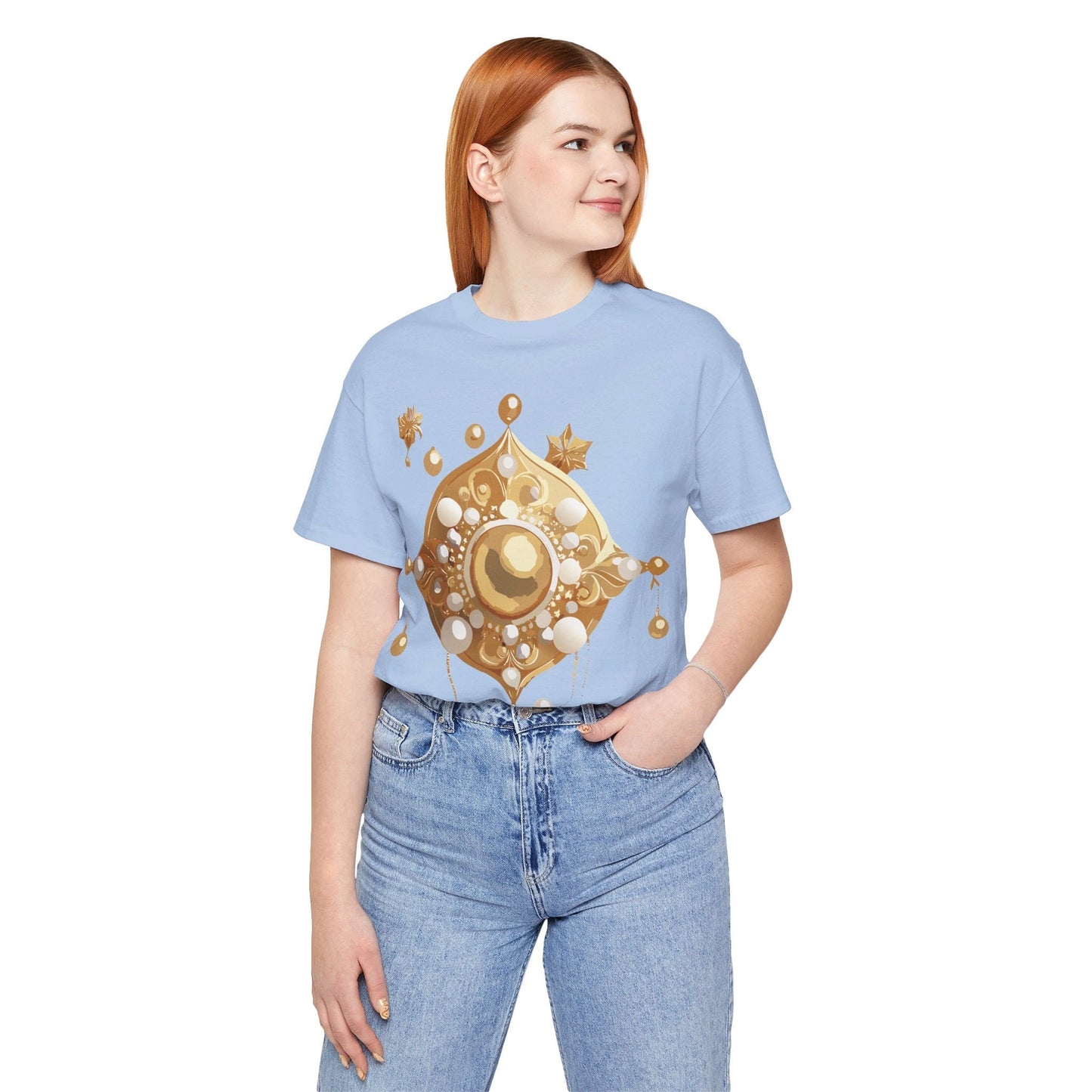Jewelry Graphic Unisex 100 Cotton Vintage Treasure Art T-Shirt 32