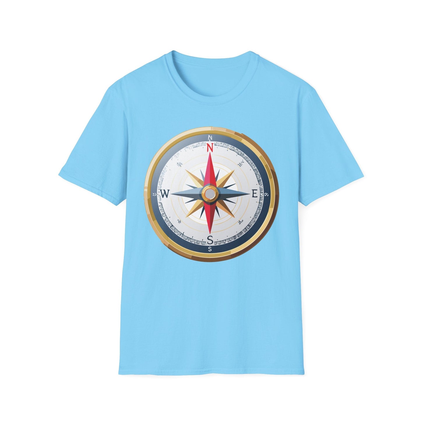 Compass Navigator Graphic Tee Unisex 100 Cotton 22