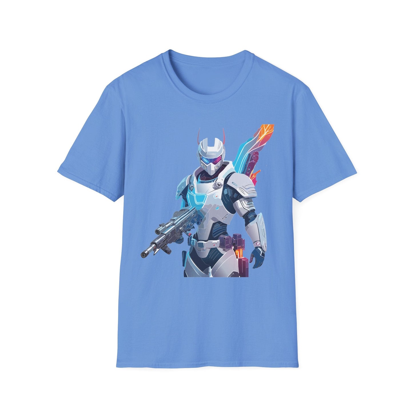 Robocop T Shirt Unisex Softstyle 64000 Graphic Tee 100 Percent Ring Spun Cotton Comfort