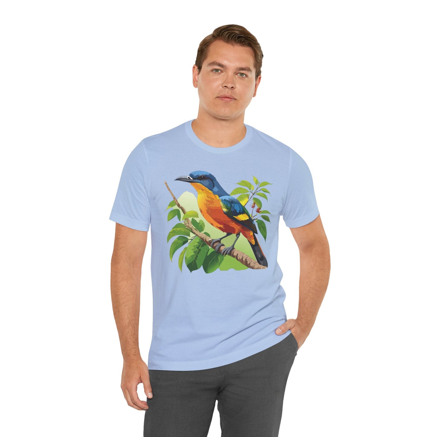 Unisex Animal Design Tee Shirt With Wildlife Graphics For Casual Everyday Wear And Comfort