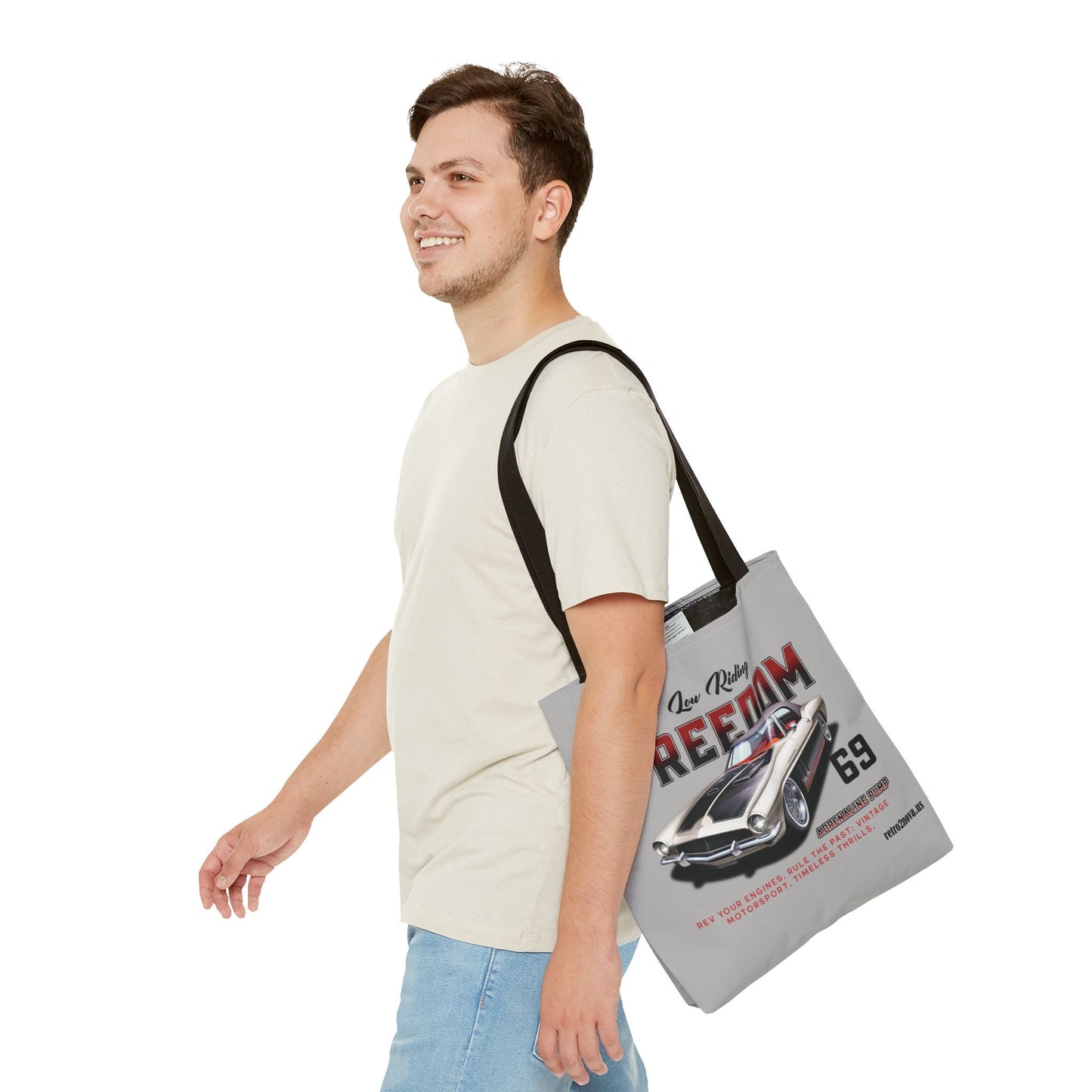Retro2Nova Classic Vintage Car Canvas Tote Bag Free Shipping Durable Everyday Carry