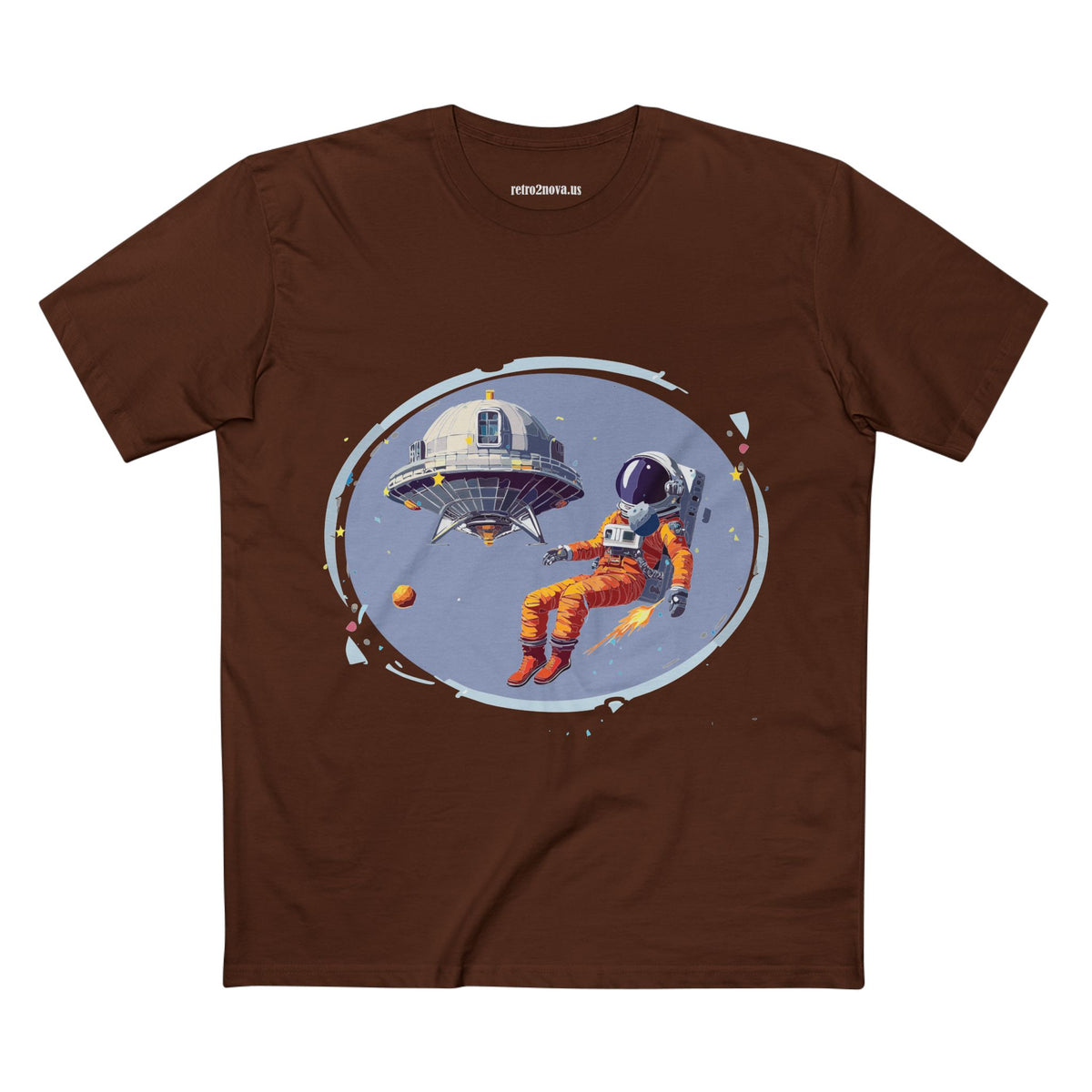 Cosmos Astronaut Graphic Tee Staple Unisex 100 Cotton Tee Shirt - CS-12