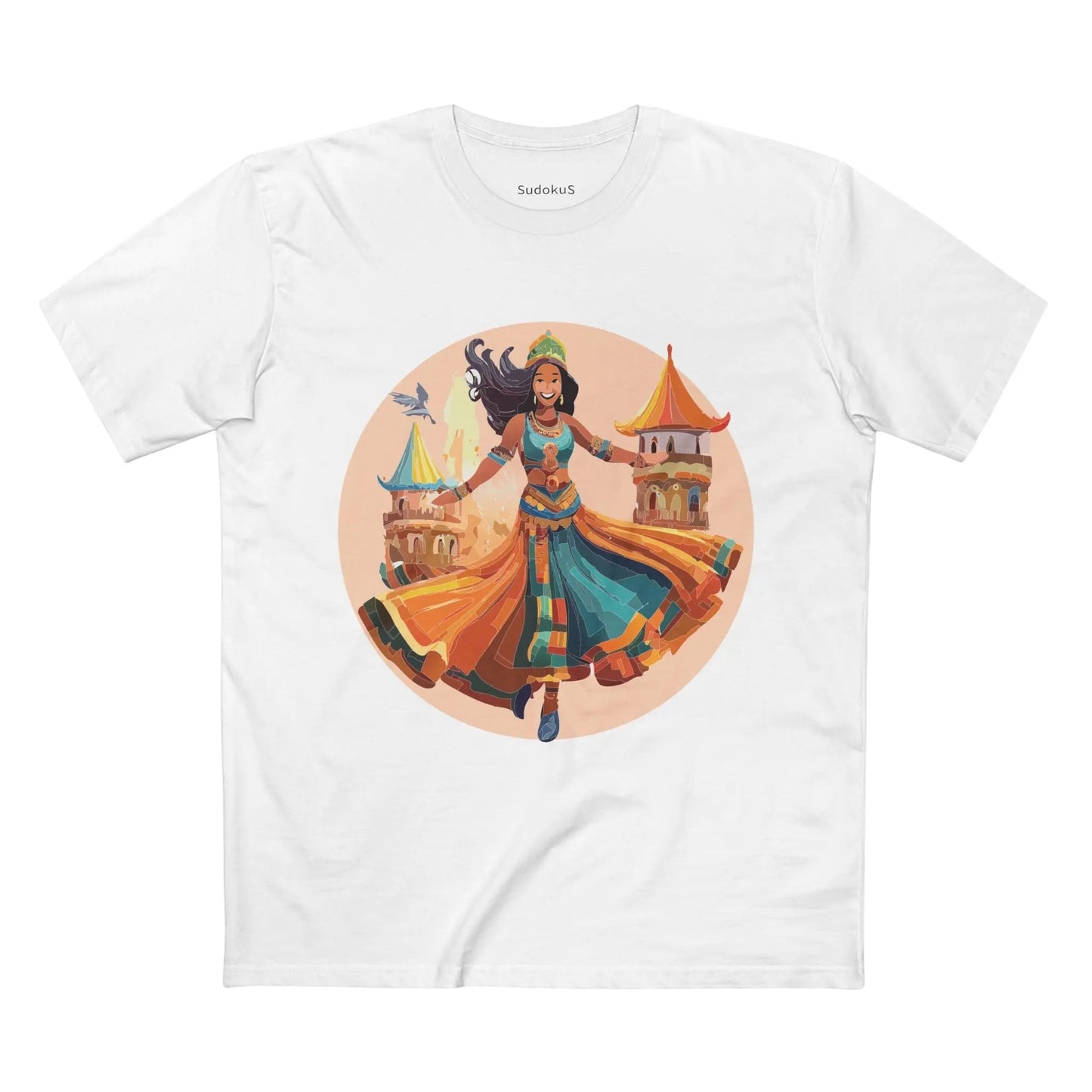 Dancer Graphic Unisex 100 Cotton Staple Tee 5