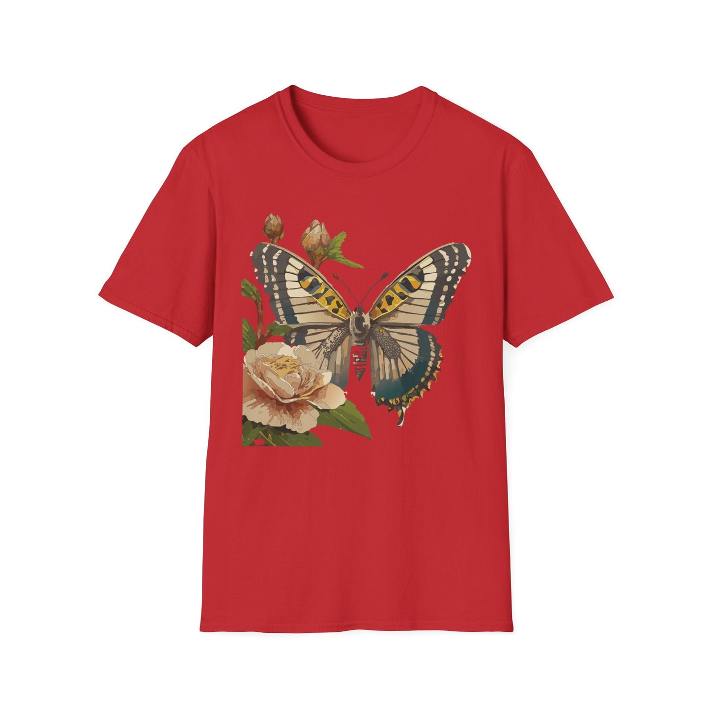 Butterfly Shirt Unisex T Shirt Monarch Butterfly Gildan Softstyle 64000 Cotton Tee