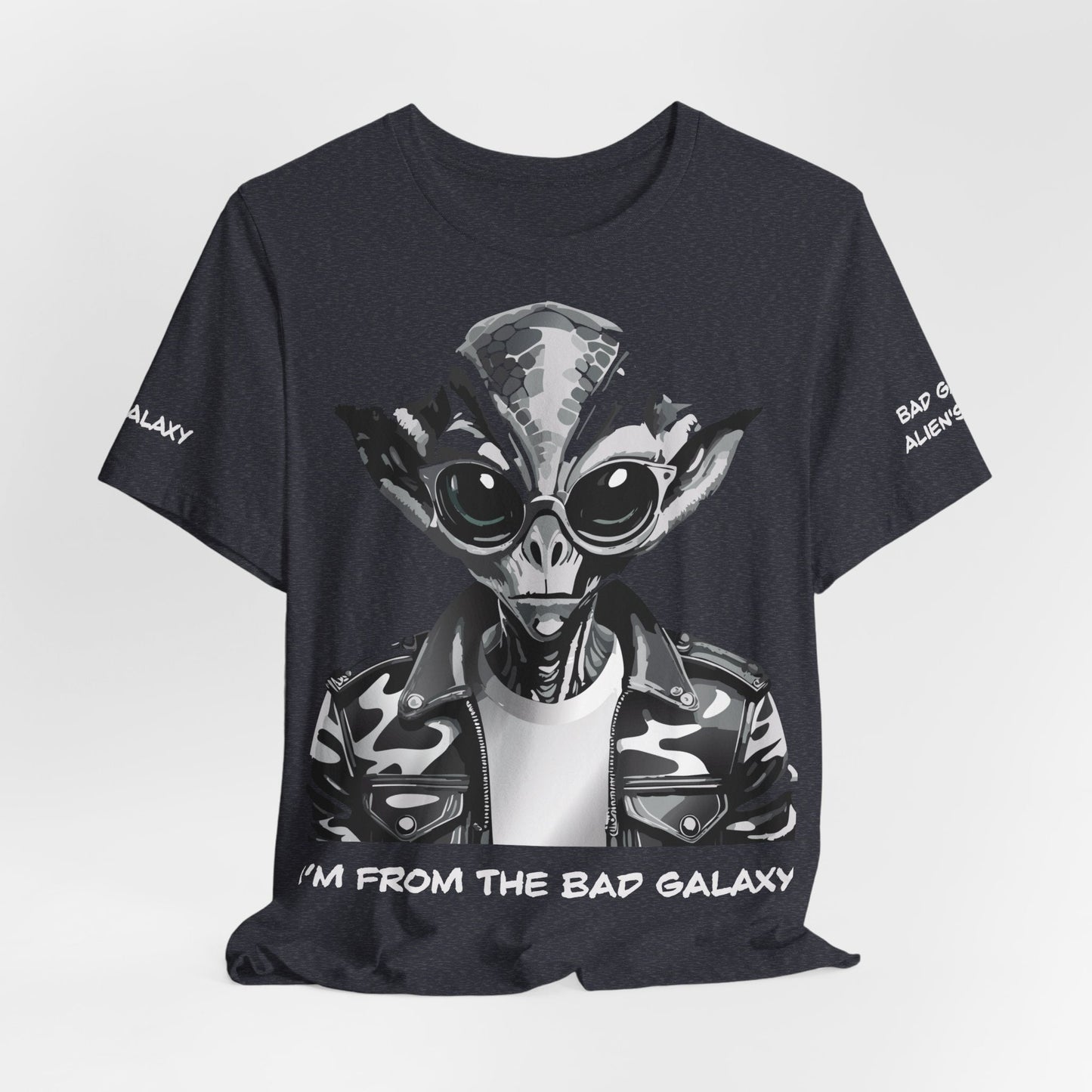 Alien T Shirt From Bad Galaxy Made To Order 100 Cotton Eco Friendly Inks Soft Comfortable