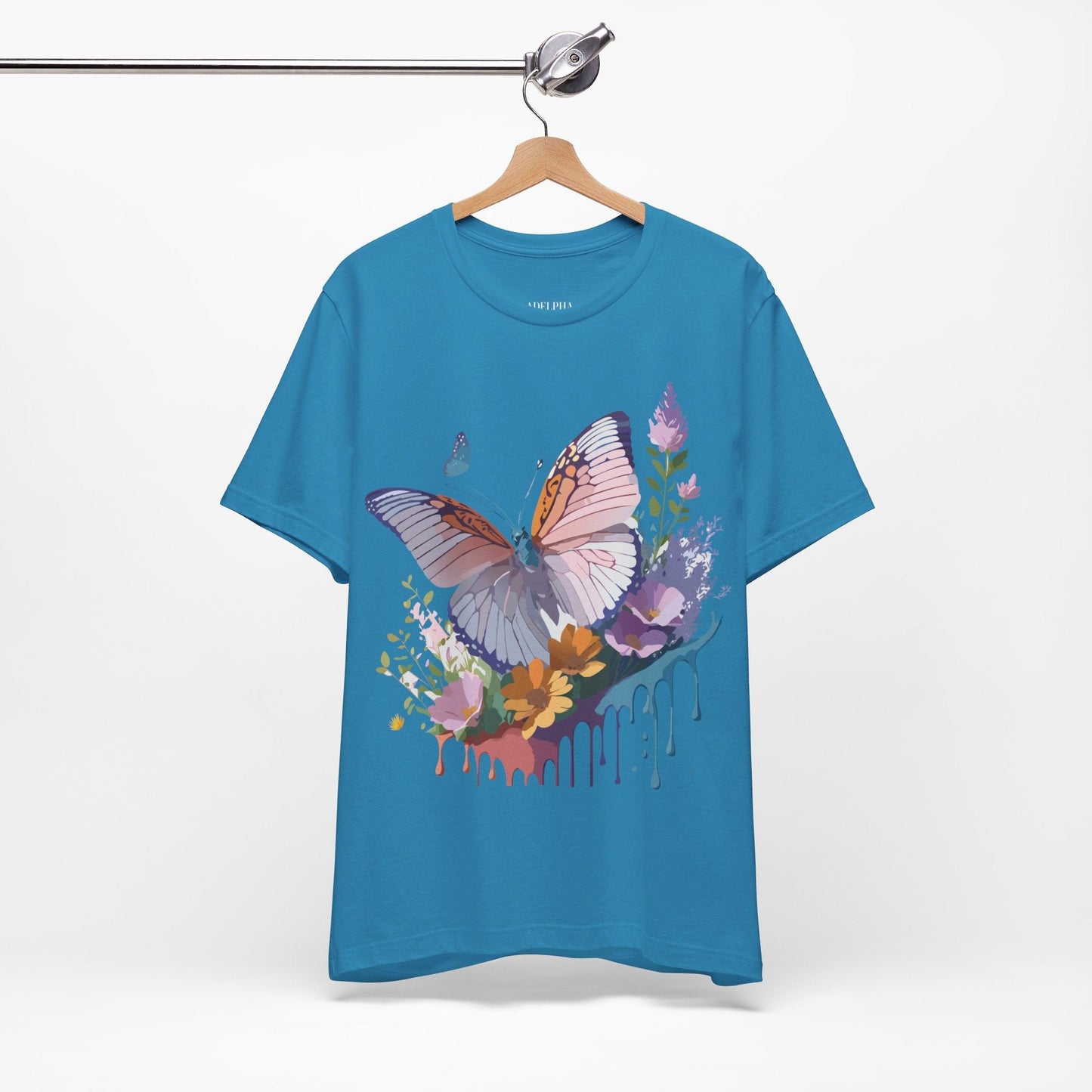 Butterfly Graphic Tee Unisex Adelpha Vintage Inspired Art Design Tee