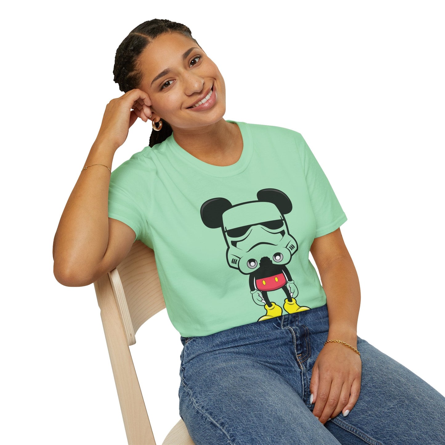 Cartoon T Shirt Animation Tee Funny Unisex Gildan Softstyle 64000 100 Percent Ring Spun Cotton