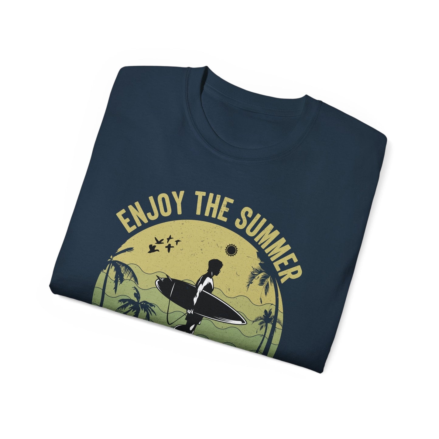 Summer Surf Art Design T Shirt TeeGallery Gildan 2000 Unisex Cotton Tee Apparel Collection