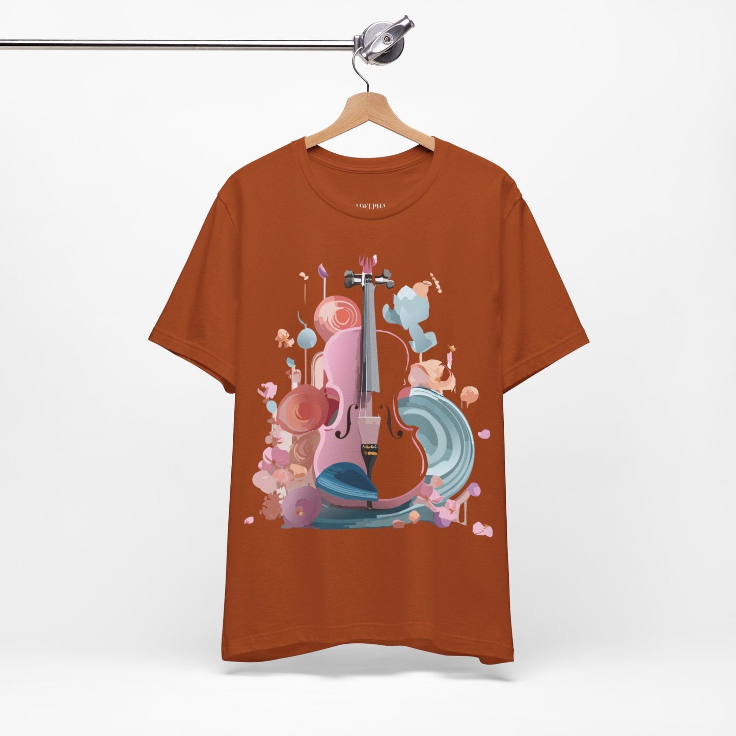 Adelpha Music Graphic T Shirt Unisex Short Sleeve Tee Vintage Inspired Artwork Edition