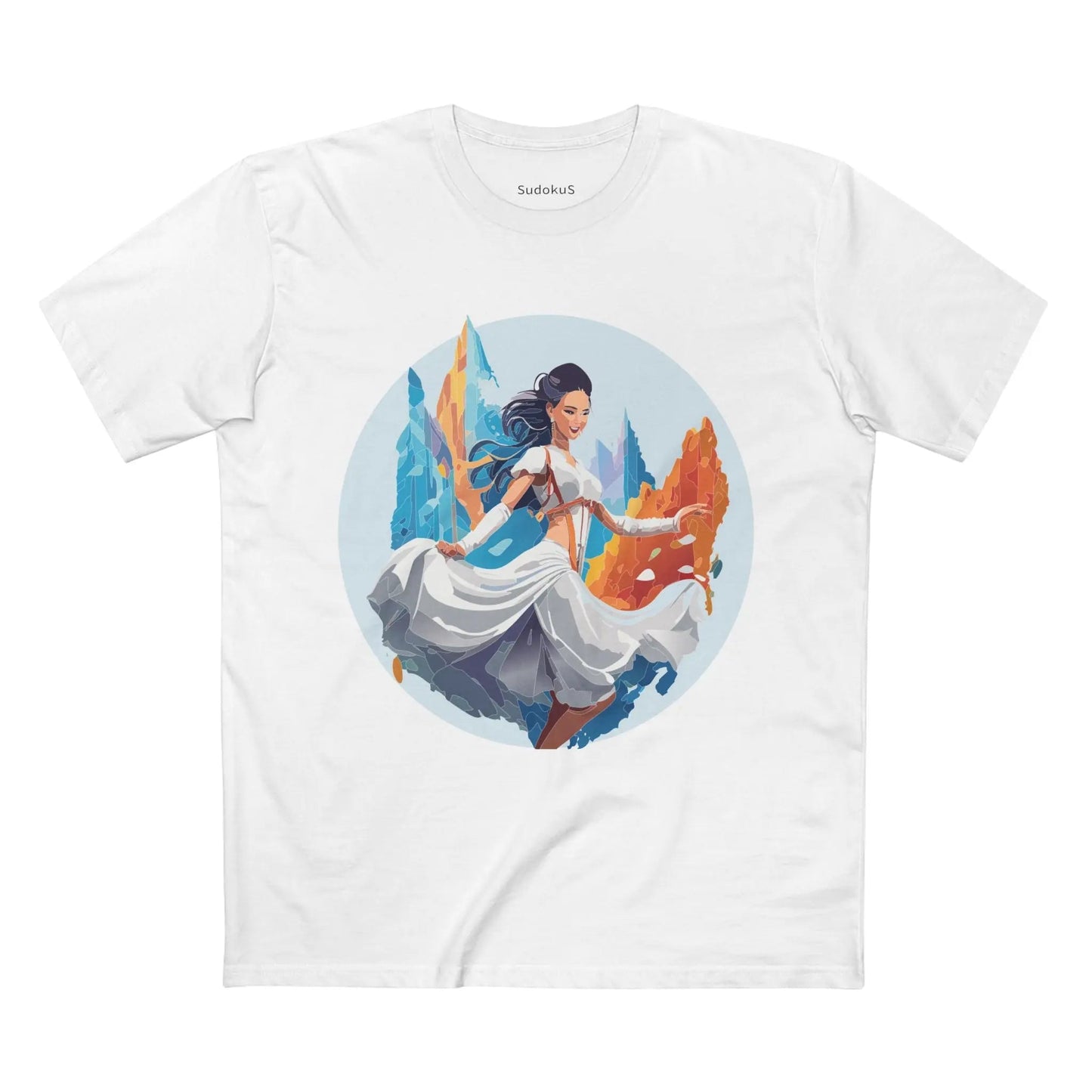 Dancer Graphic Unisex 100 Cotton Staple Tee 14