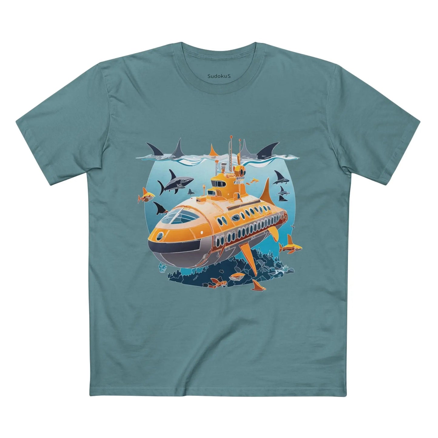 Ocean Coast Graphic Unisex 100 Cotton Staple Tee 17